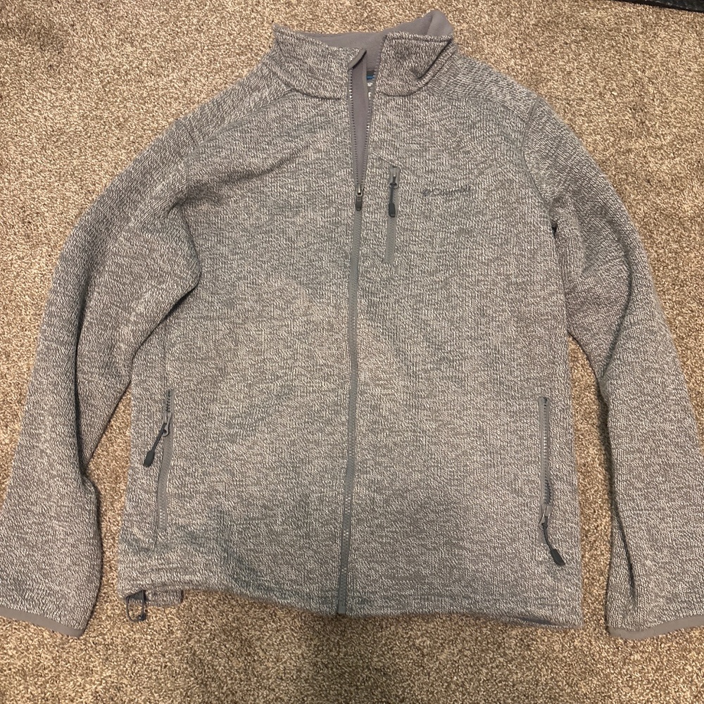 Men’s size medium Columbia Omni-wick advanced evaporation fleece full zip jacket